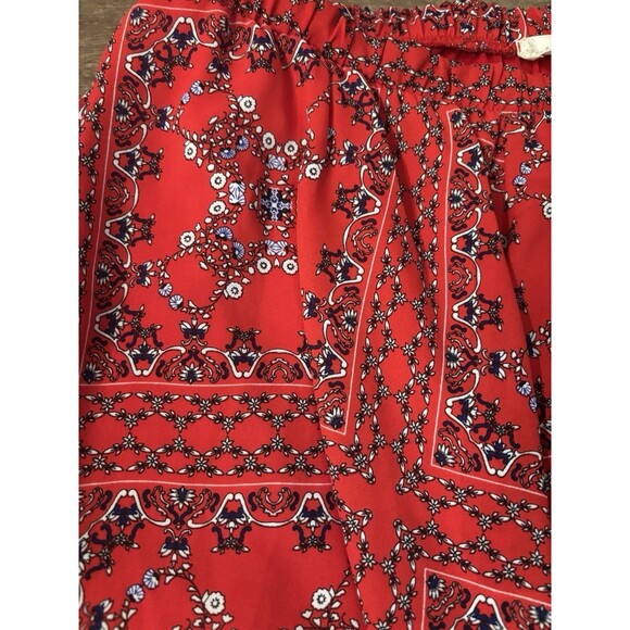 Alter’d State Red White Blue Butterfly Style Shorts With Bandana Pattern Size L - Picture 5 of 7